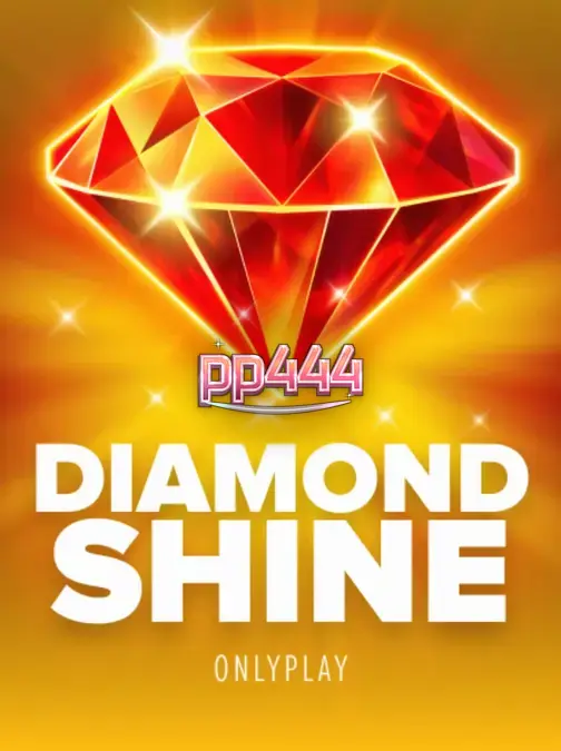 Tampilan visual slot Diamond Shine dengan tema buah neon dan berlian.